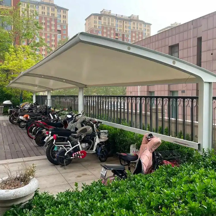 东明县膜结构电动车棚